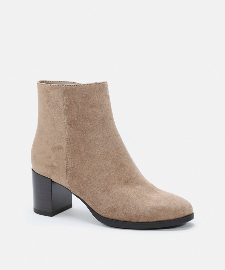 Botines tacón liso image number null